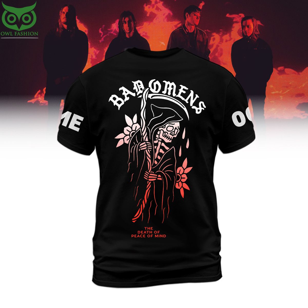 Bad Omens Tour 2023 Customized 3D Tshirt