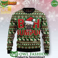 Bah Humpug Xmas Time All Over Printed Knitted Ugly Sweater