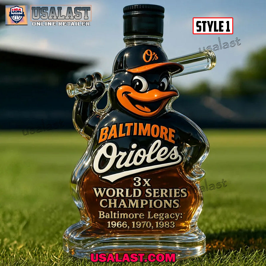 Baltimore Orioles Legacy Whiskey Decanter