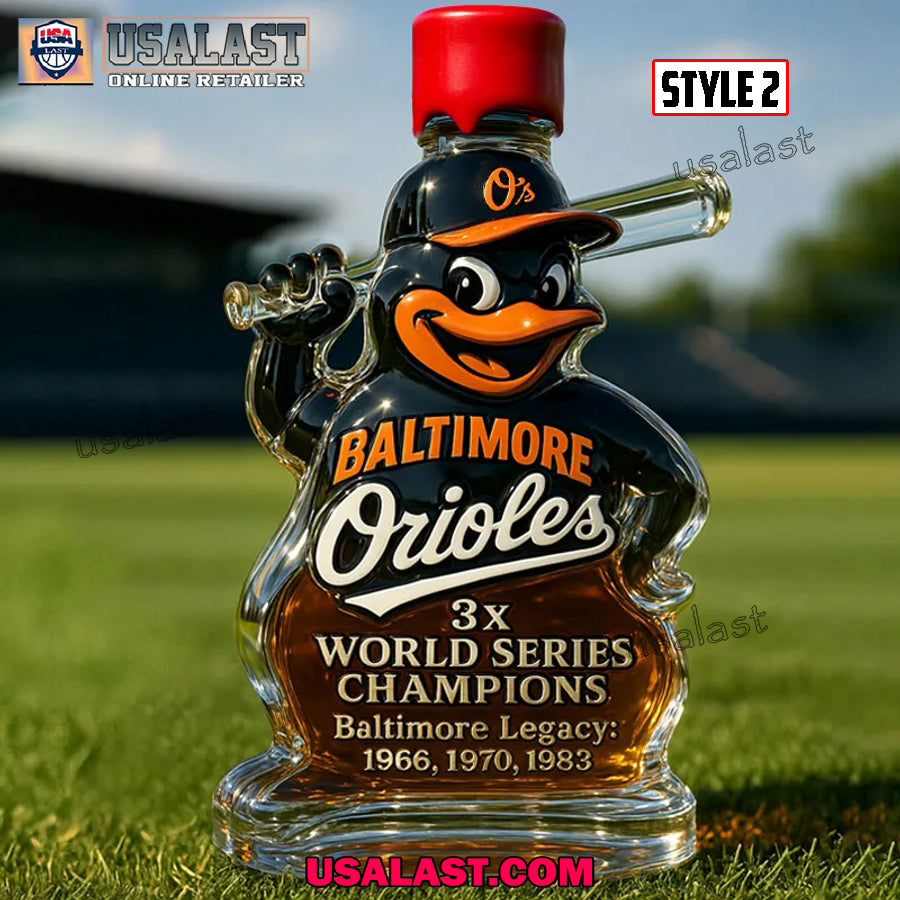 Baltimore Orioles Legacy Whiskey Decanter