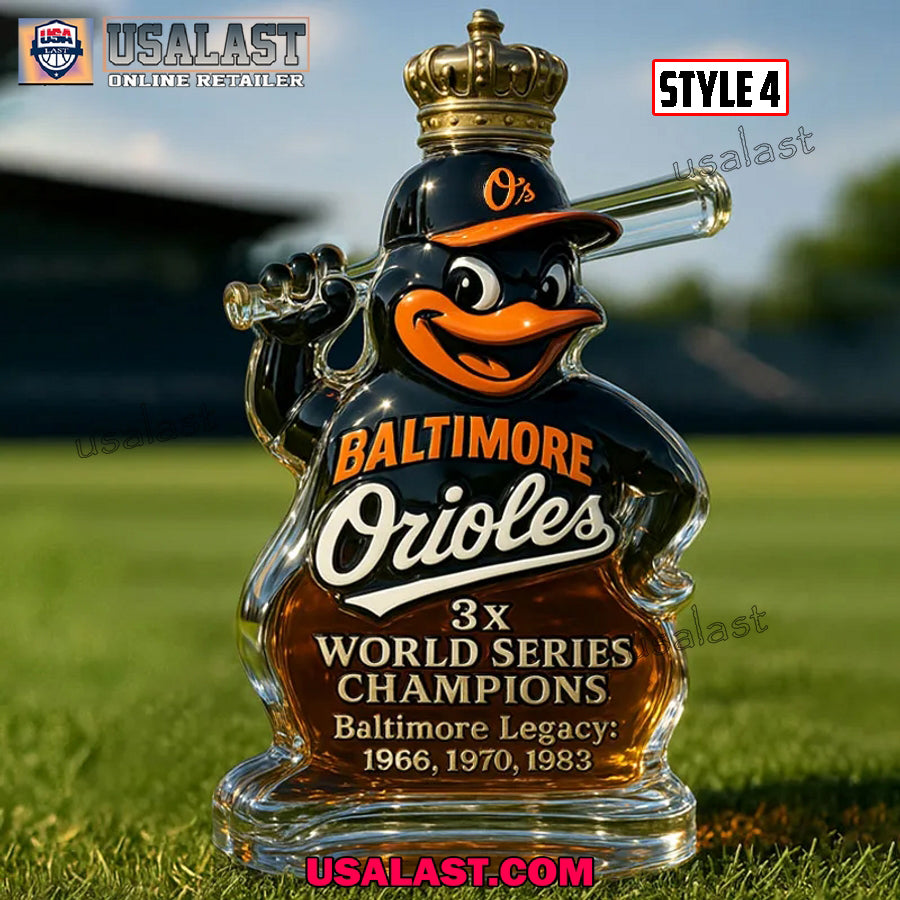 Baltimore Orioles Legacy Whiskey Decanter