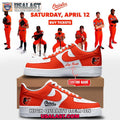 Baltimore Orioles Orange On Orange Air Force 1 Sneaker