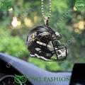 Baltimore Ravens Custom Black 3D Car Ornament