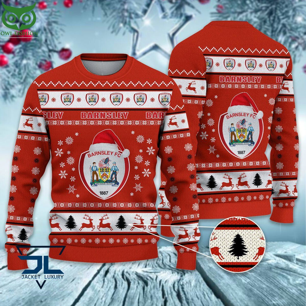 Barnsley F.C EPL League Cup Ugly Sweater