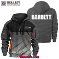 Barrett Firearms Brand Custom Name Heavy Zip Hoodie