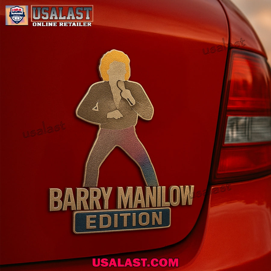 Barry Manilow Edition Car Emblem Custom 3D Badge