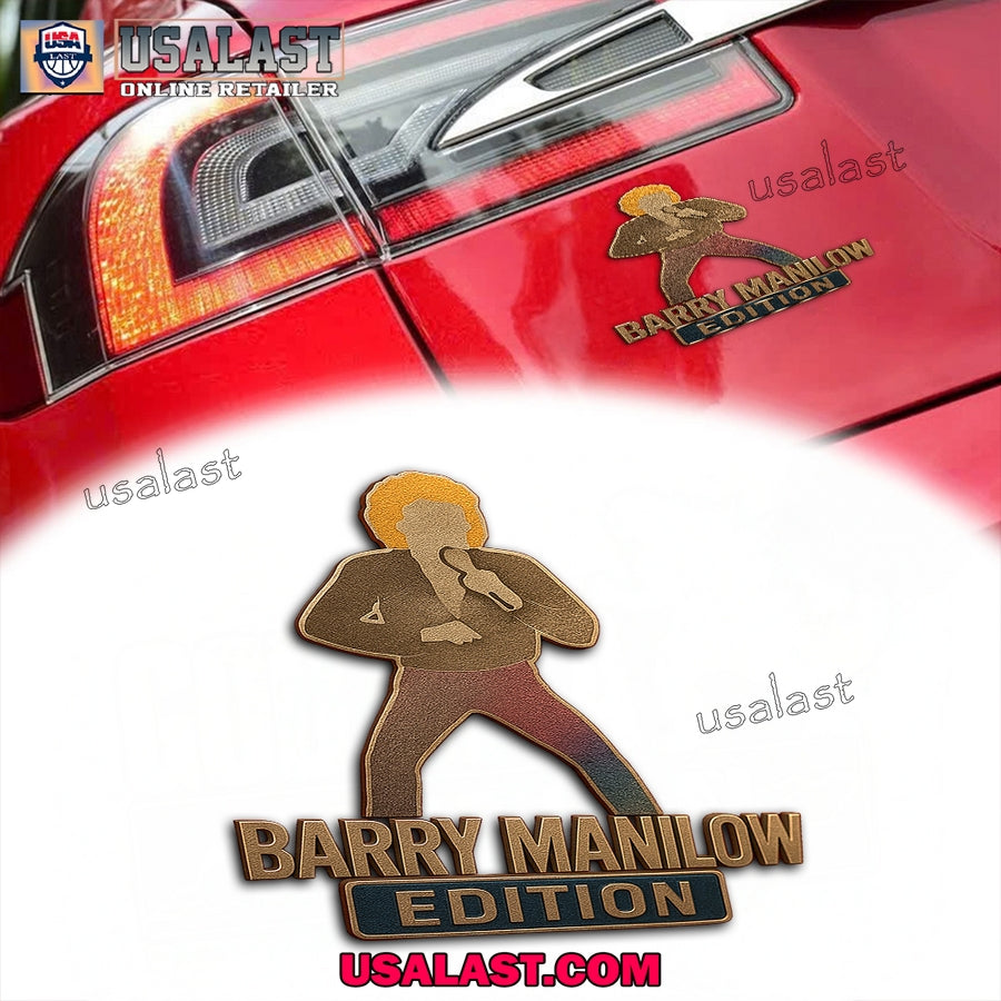 Barry Manilow Edition Car Emblem Custom 3D Badge