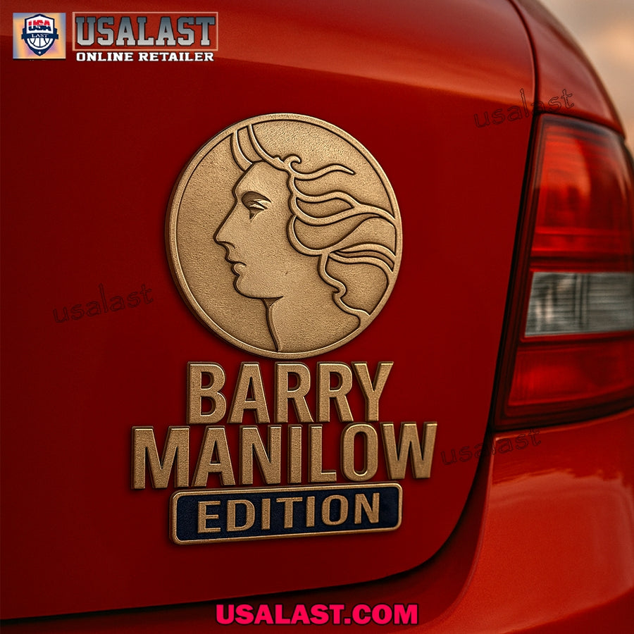 Barry Manilow Edition Car Emblem Custom 3D Badge