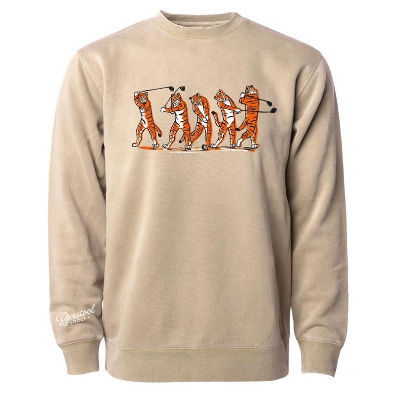 barstool golf tiger swing crewneck Classic Cotton T-Shirts, Hoodie, Sweatshirt | RetroVerseTees.com