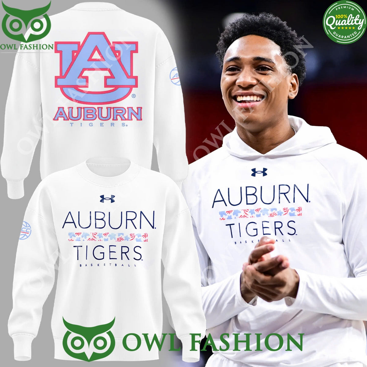 Basketball Auburn Tigers Men Sweatshirt