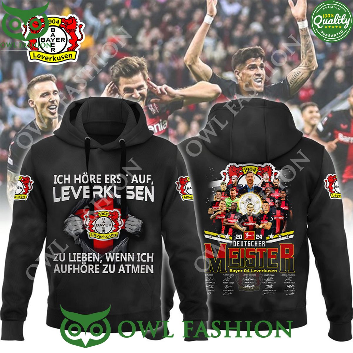 Bayer Leverkusen 1904 2024 Deutscher Meister Zu Lieben Champion t shirt