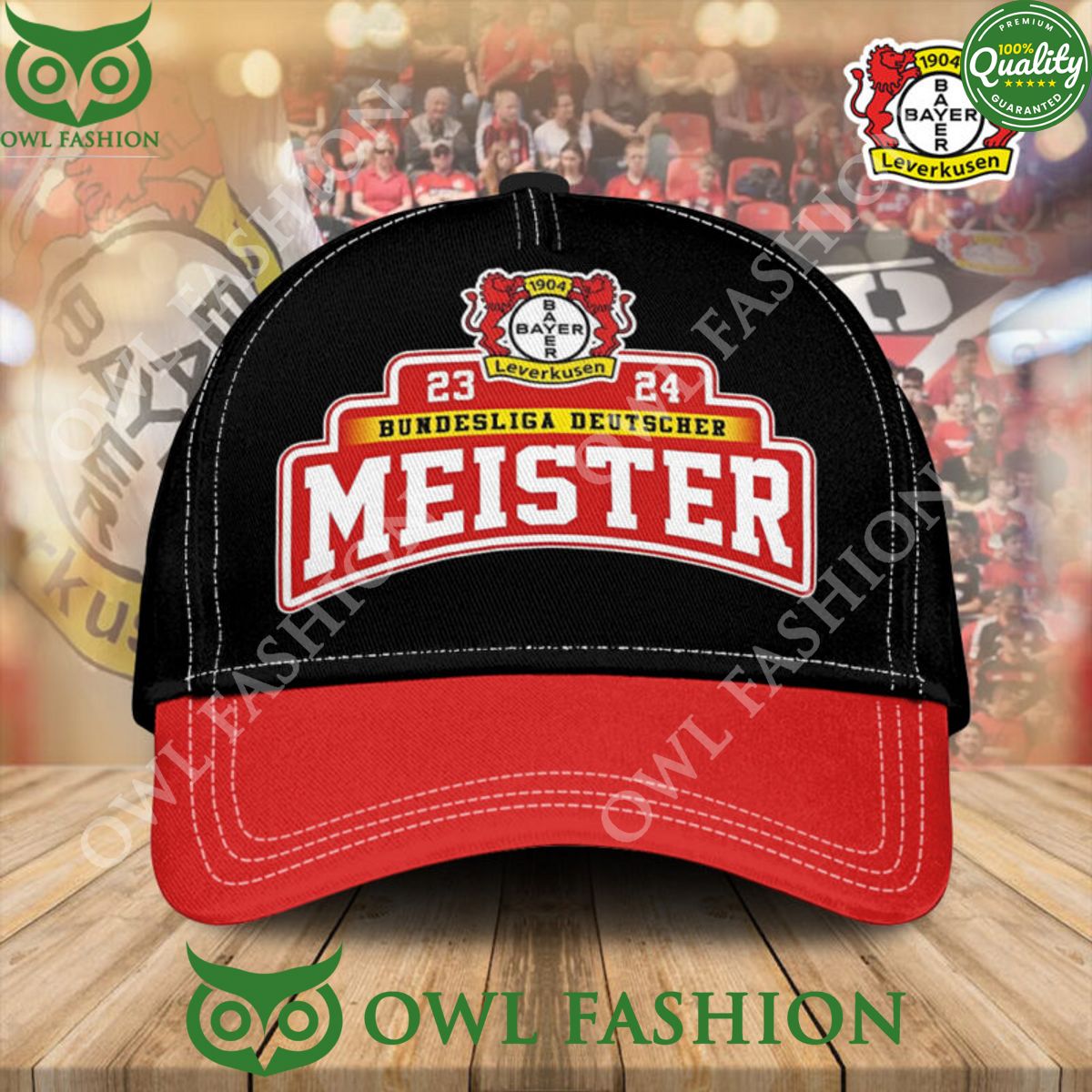 Bayer Leverkusen Bundesliga Deutscher Meister 2024 classic cap