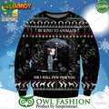 Be Kind To Animal John Wick Knitted Ugly Christmas Sweater
