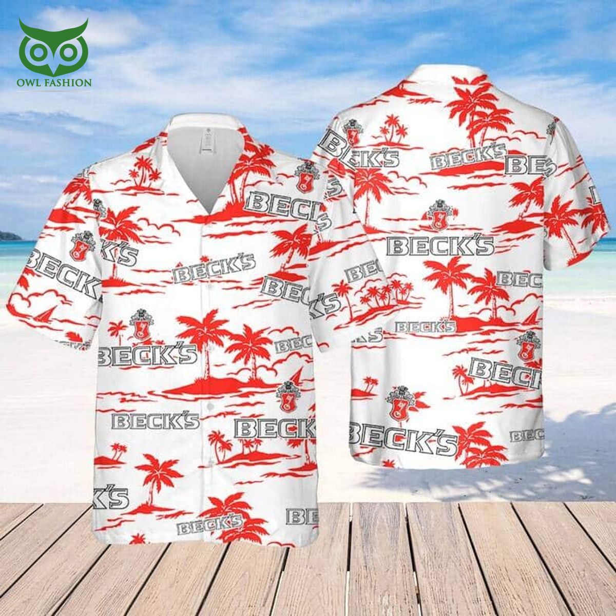 Beck’s Beer Hawaiian Shirt Beach Gift For Friend