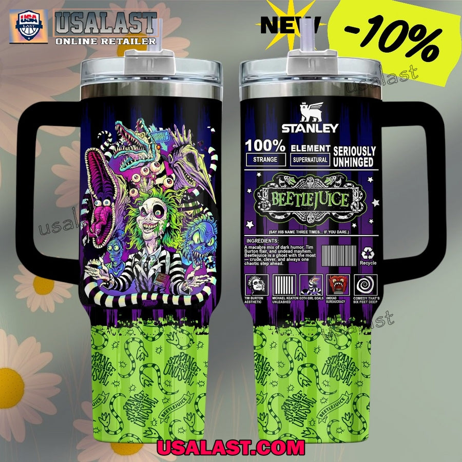 Beetlejuice Limited Edition 40oz Tumbler