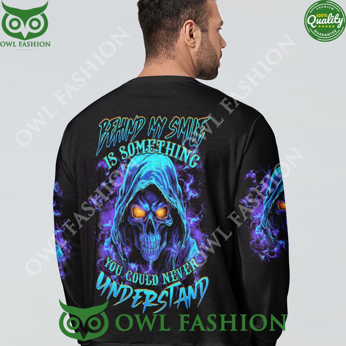 Behind My Smile Is Something You Could Never Understand Aop Sweatshirt