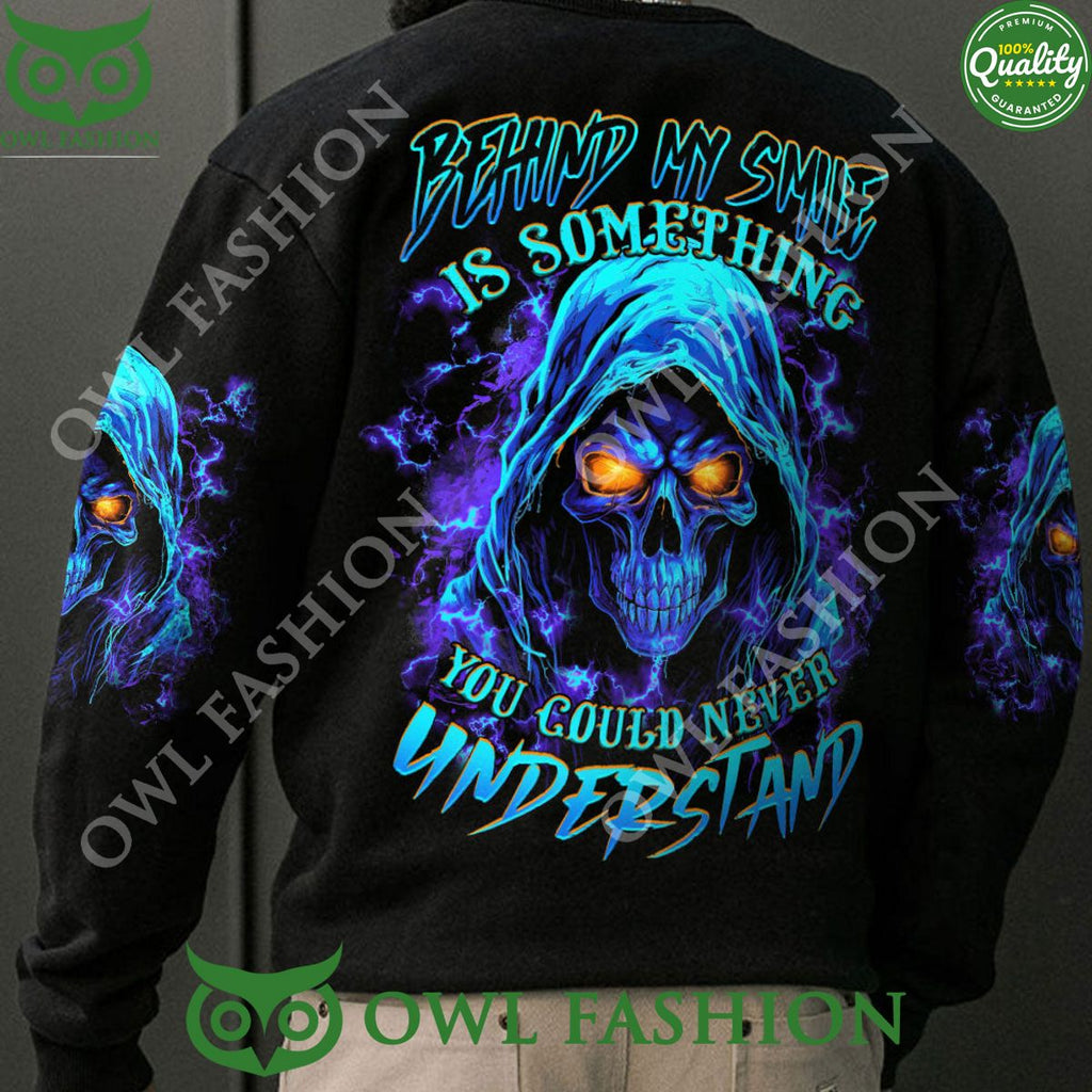 Behind My Smile Is Something You Could Never Understand Aop Sweatshirt