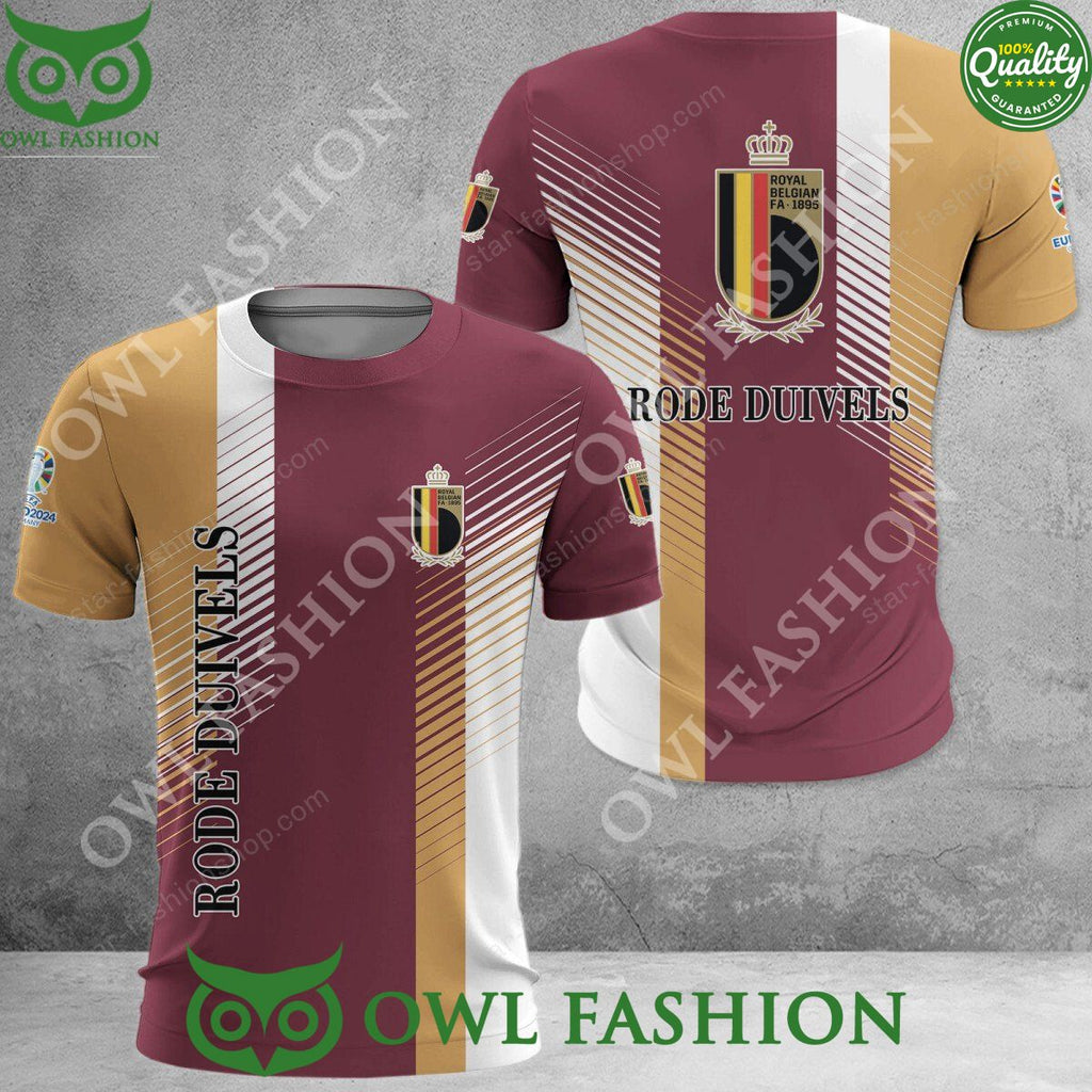 Belgium Euro 2024 Trending National Football Team Polo Shirt