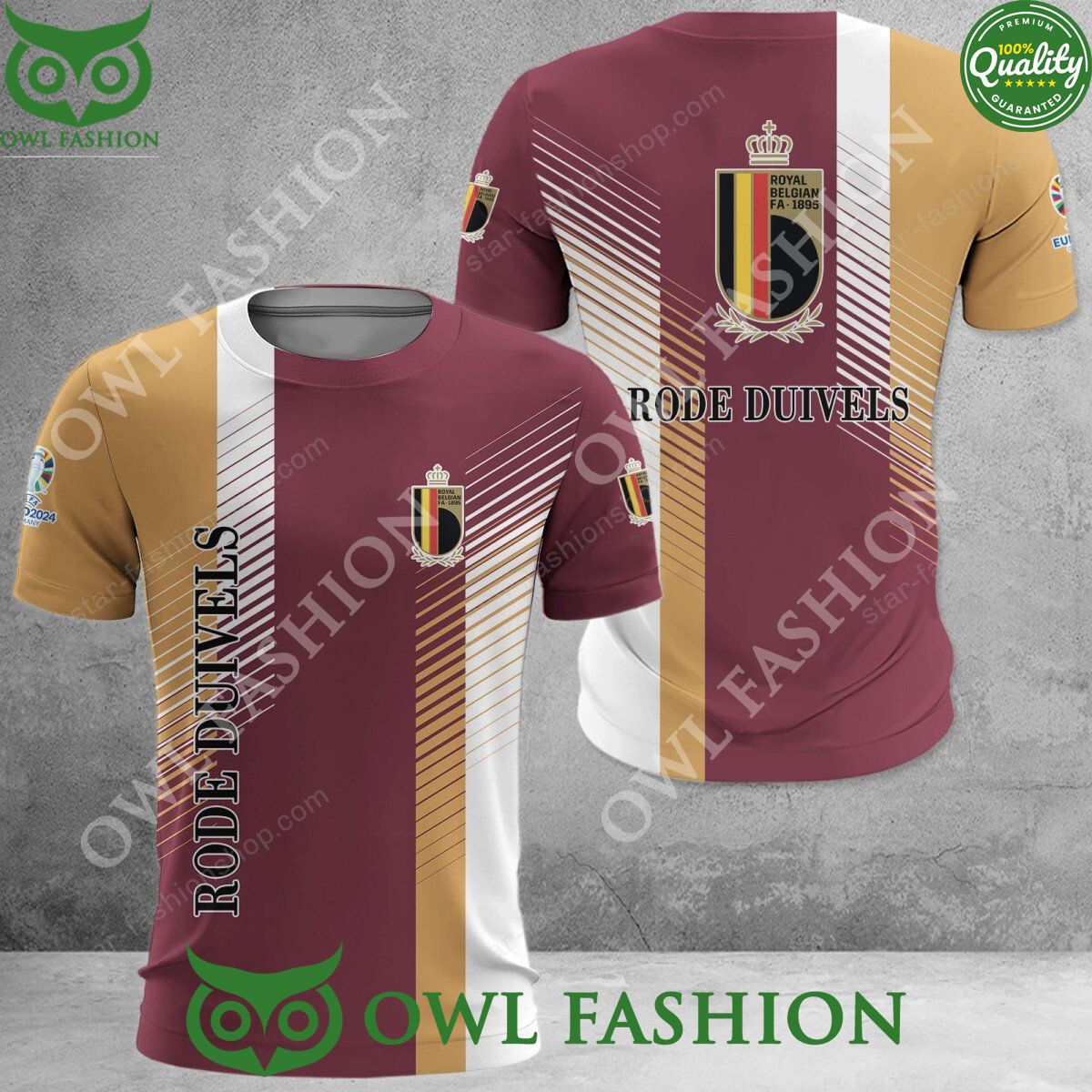 Belgium Euro 2024 Trending National Football Team Polo Shirt