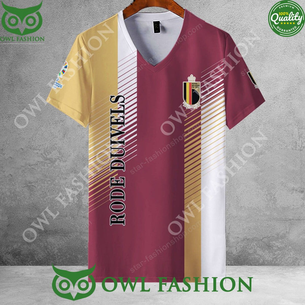 Belgium Euro 2024 Trending National Football Team Polo Shirt