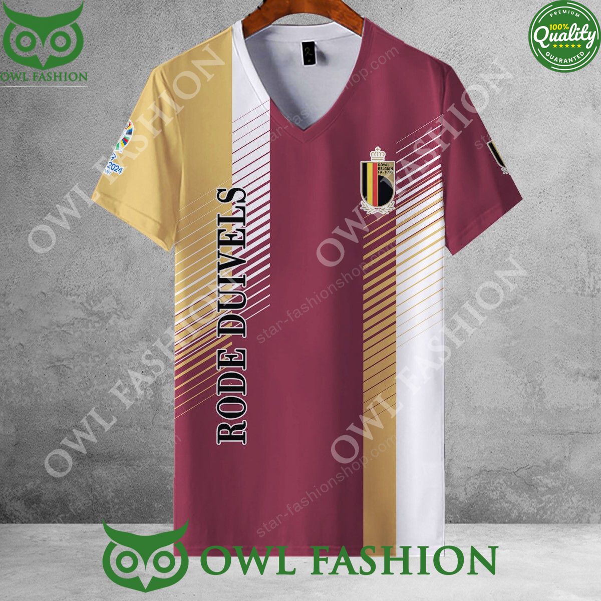 Belgium Euro 2024 Trending National Football Team Polo Shirt