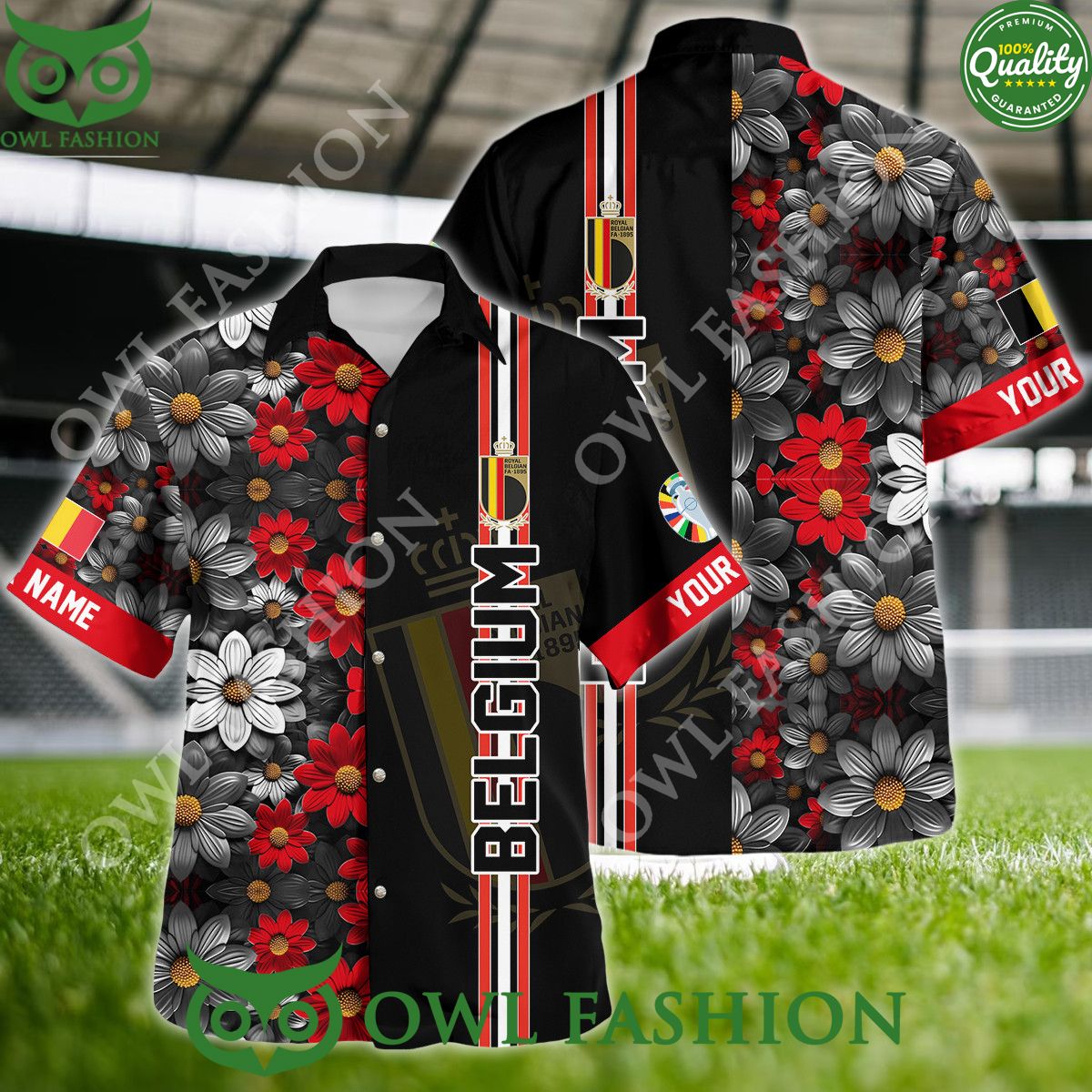 Belgium Euro Champion 2024 UEFA Limited Hawaiian Shirt