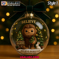 Believe in Bigfoot Christmas Ornament 2025