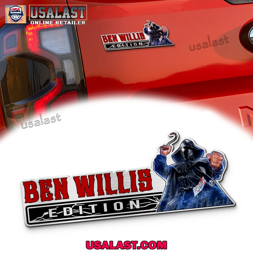Ben Willis Edition Halloween Car Emblem Sticker