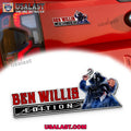 Ben Willis Edition Halloween Car Emblem Sticker