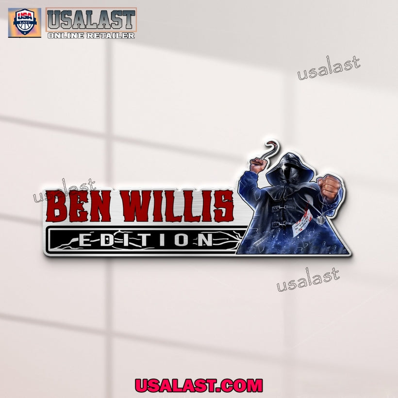 Ben Willis Edition Halloween Car Emblem Sticker