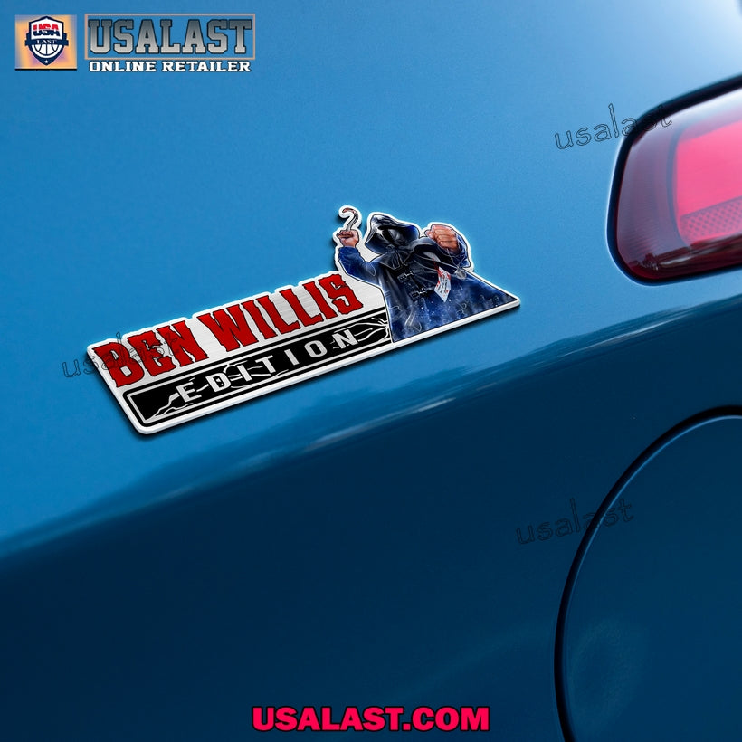 Ben Willis Edition Halloween Car Emblem Sticker