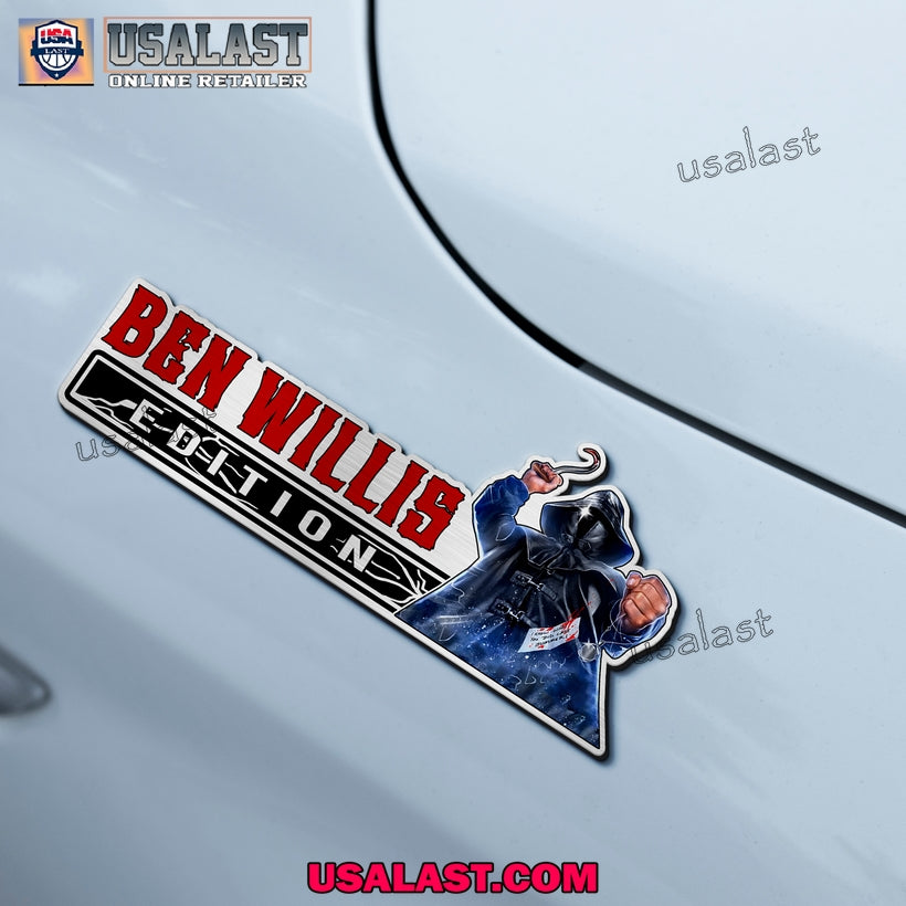Ben Willis Edition Halloween Car Emblem Sticker