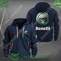 Benelli Motorcycles Luxury Brand Customized Color 2d quarter zip hoodie