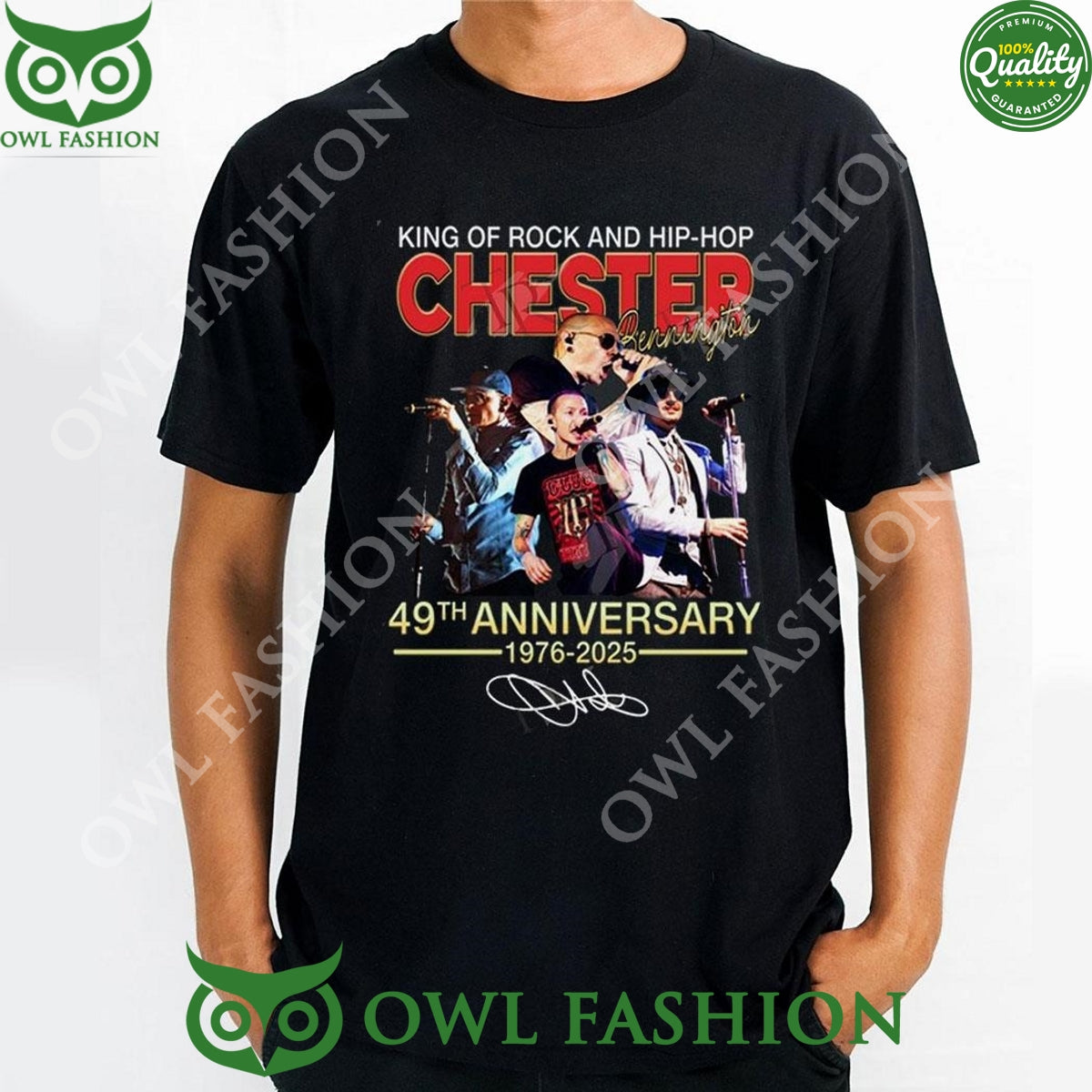 Bennington 49th Anniversary 1976 2025 King Of Rock And Hip Hop Chester sweatshirt