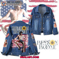 Benson Boone American Flag Jean Jacket
