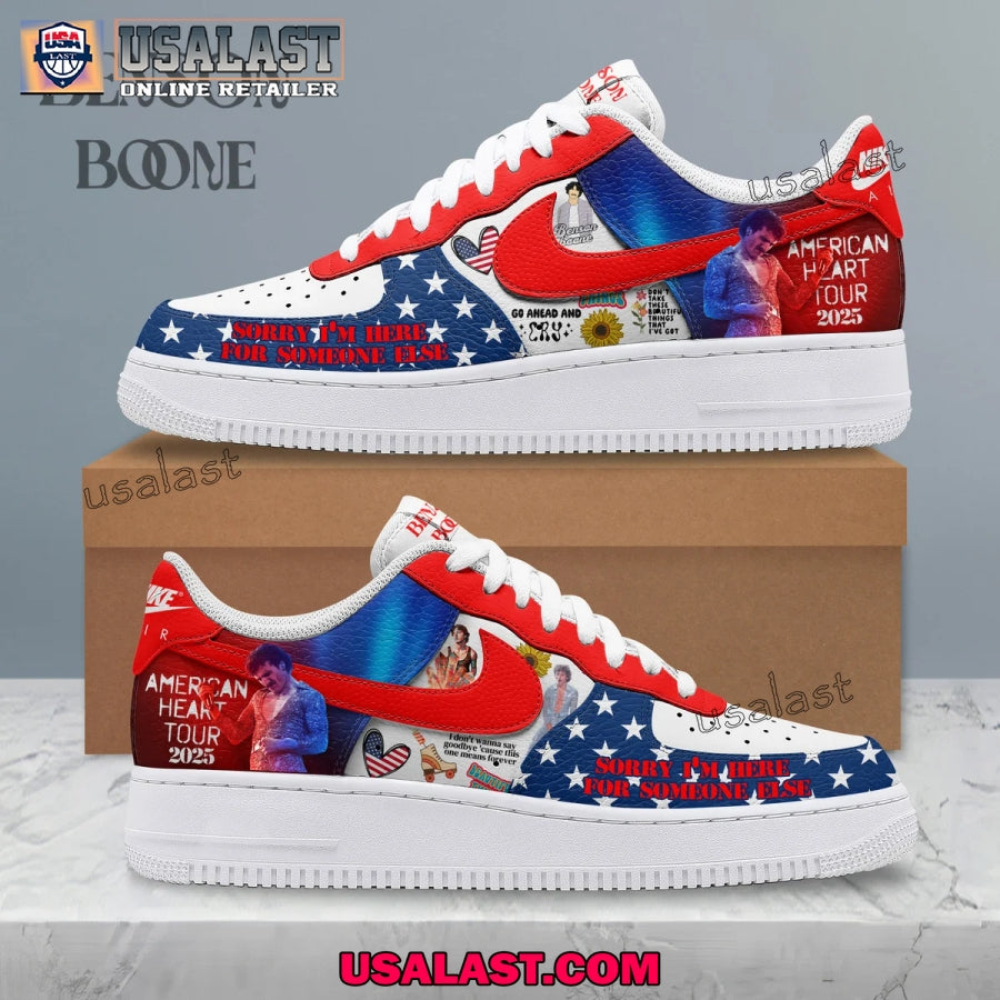 Benson Boone American Heart Tour 2025 Air Force 1s Shoes