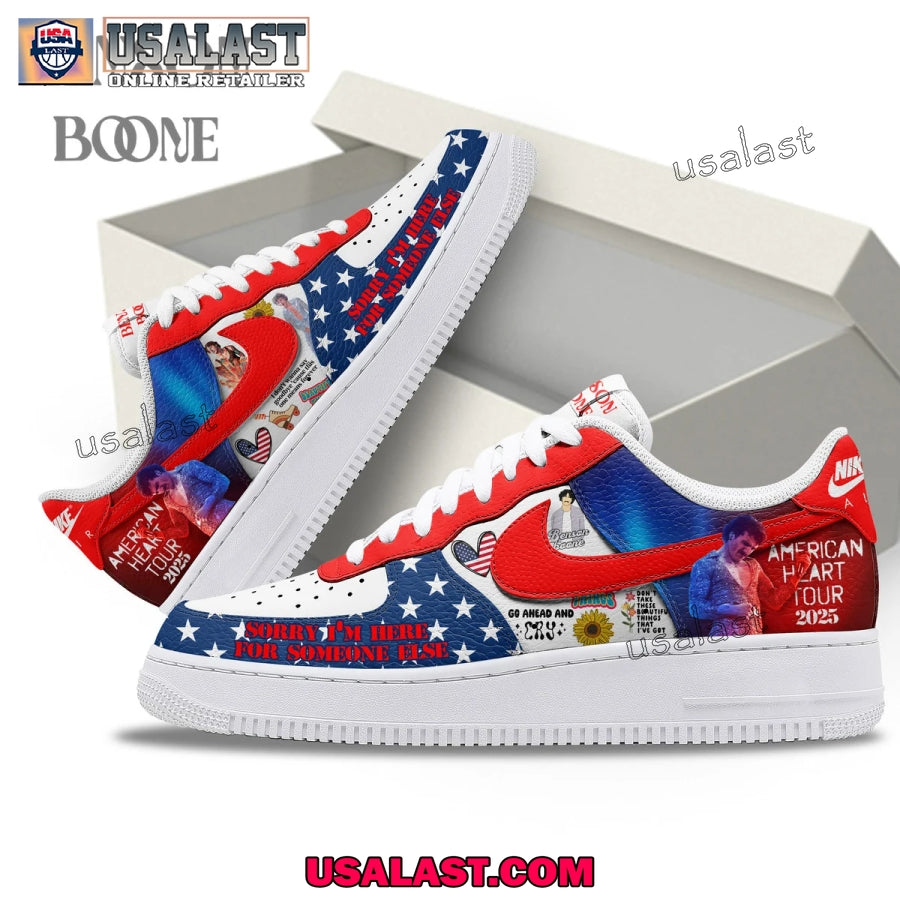 Benson Boone American Heart Tour 2025 Air Force 1s Shoes