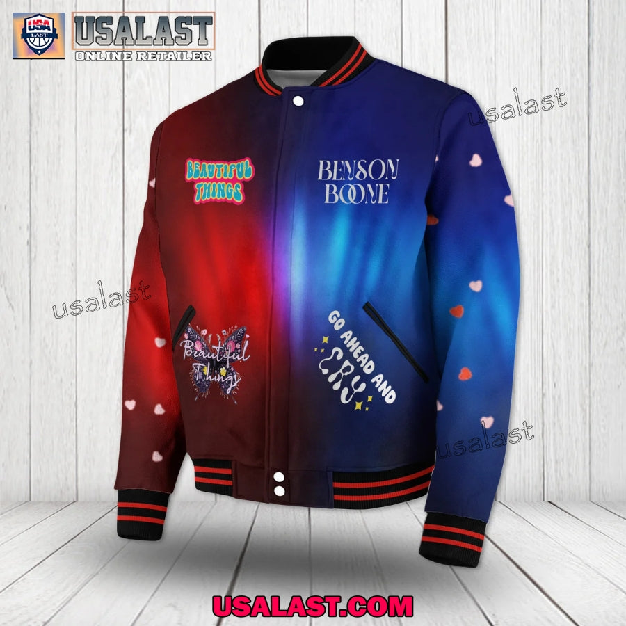 Benson Boone American Heart Tour 2025 Baseball Jacket