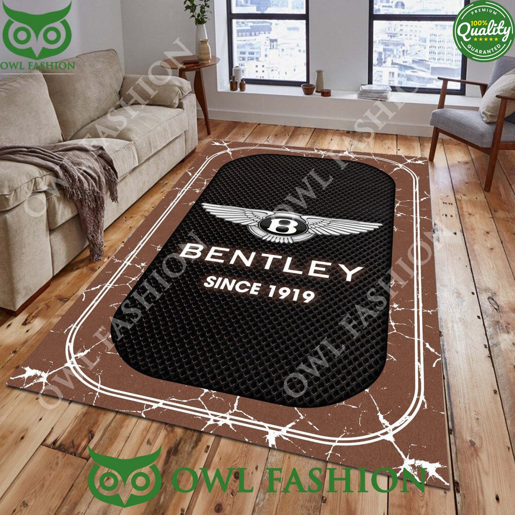 Bentley 1919 Car Brand Living Room Stone Marble Carpet