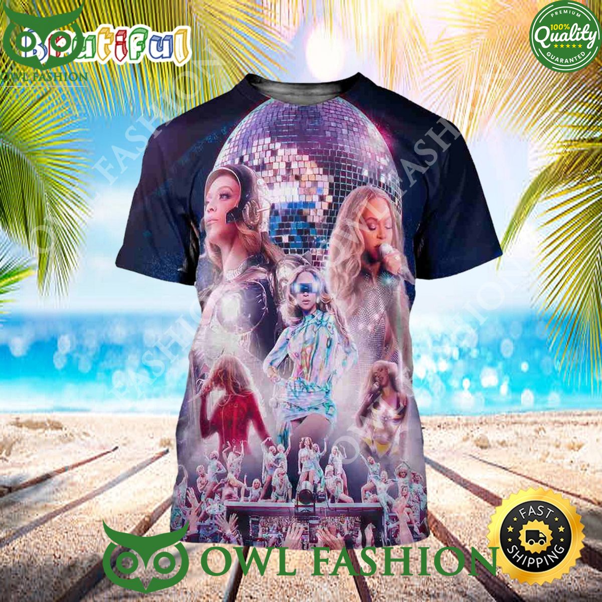 Beyonce Renaissance World Tour 2023 Summer Renaissance 3D T-Shirt