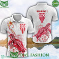 Biarritz Olympique Rugby Union Team Turtle White Golf Polo Shirt