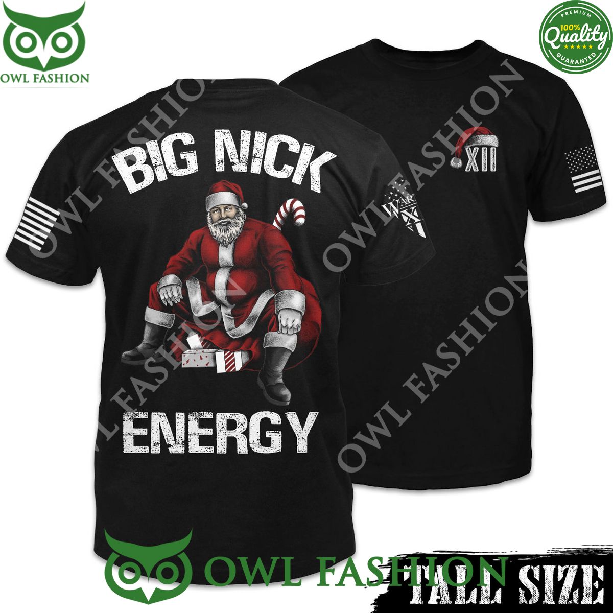 BIG NICK ENERGY XII CHRISTMAS T SHIRT