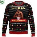 Big Package Barry Wood Meme Ugly Christmas Sweater