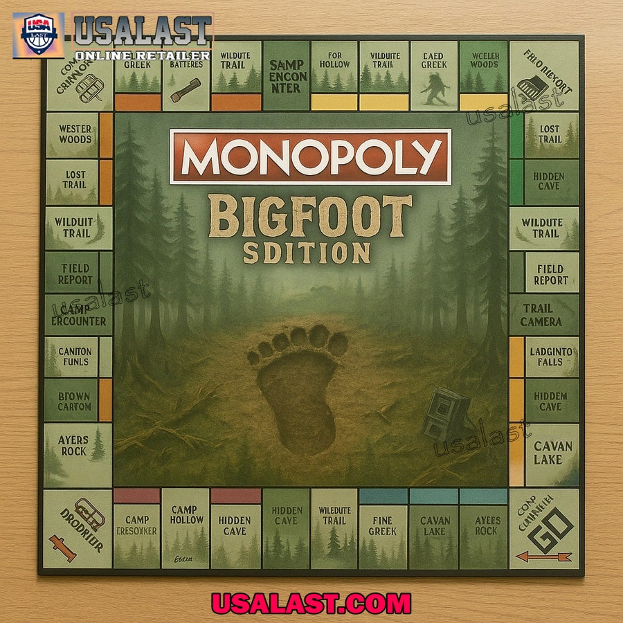 Bigfoot Monster Edition Monopoly Board Game