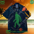 Bigfoot Sasquatc on St. Patrick day Summer Hawaiian Shirt