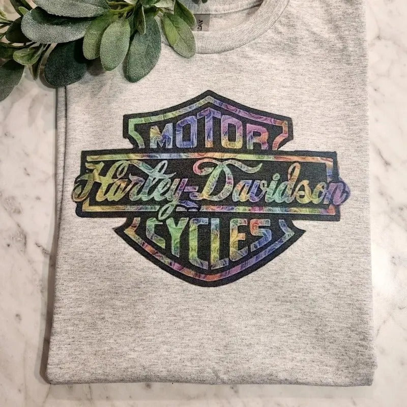 biker shirt colorful logo motorcycle riding harley popular, shirt hot trned Hoodie, Sweatshirt | RetroVerseTees.com