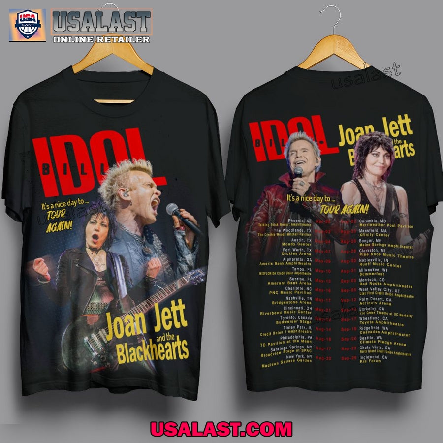 Billy Idol Joan Jett & The Blackhearts Tour 2025 Hoodie, T-Shirt