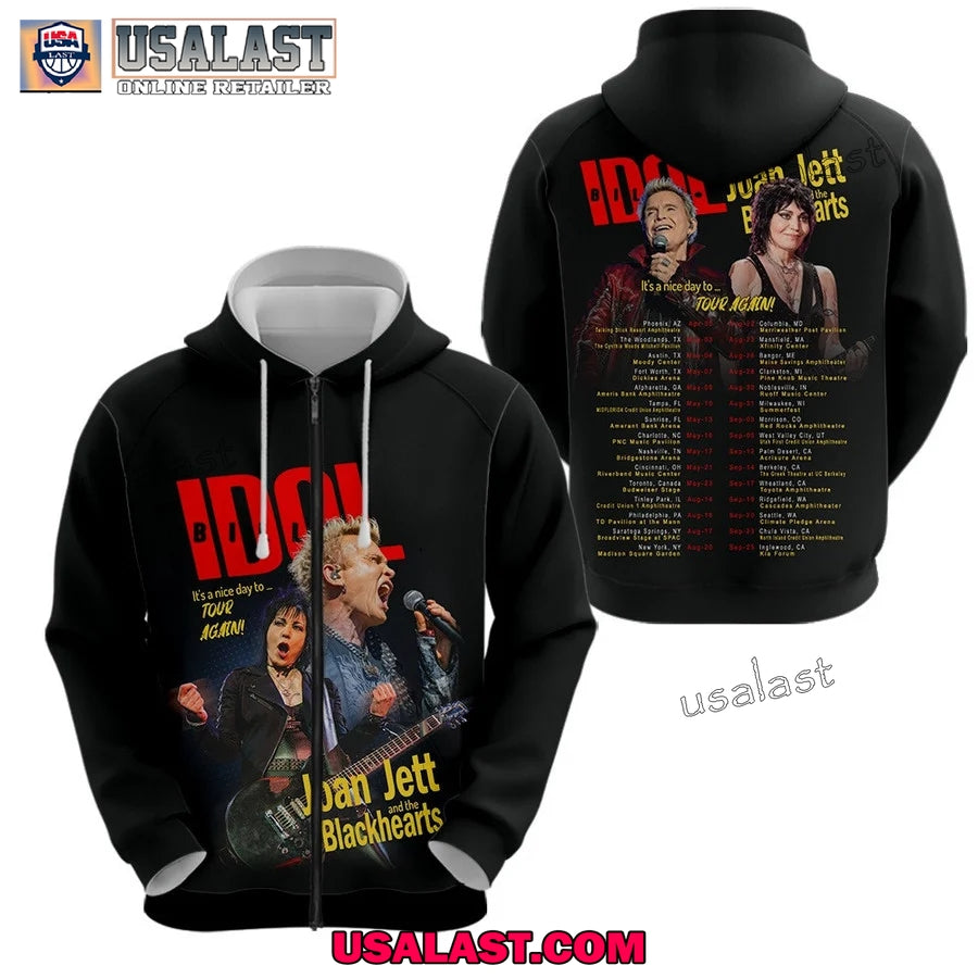 Billy Idol Joan Jett & The Blackhearts Tour 2025 Hoodie, T-Shirt