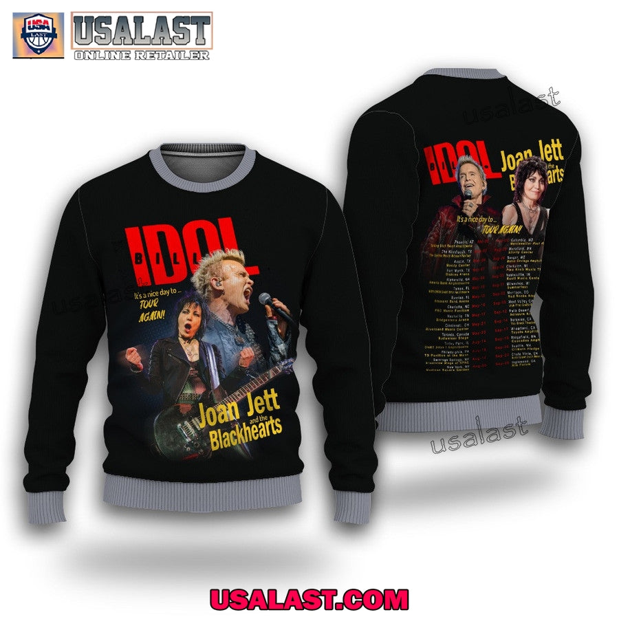 Billy Idol Joan Jett & The Blackhearts Tour 2025 Hoodie, T-Shirt