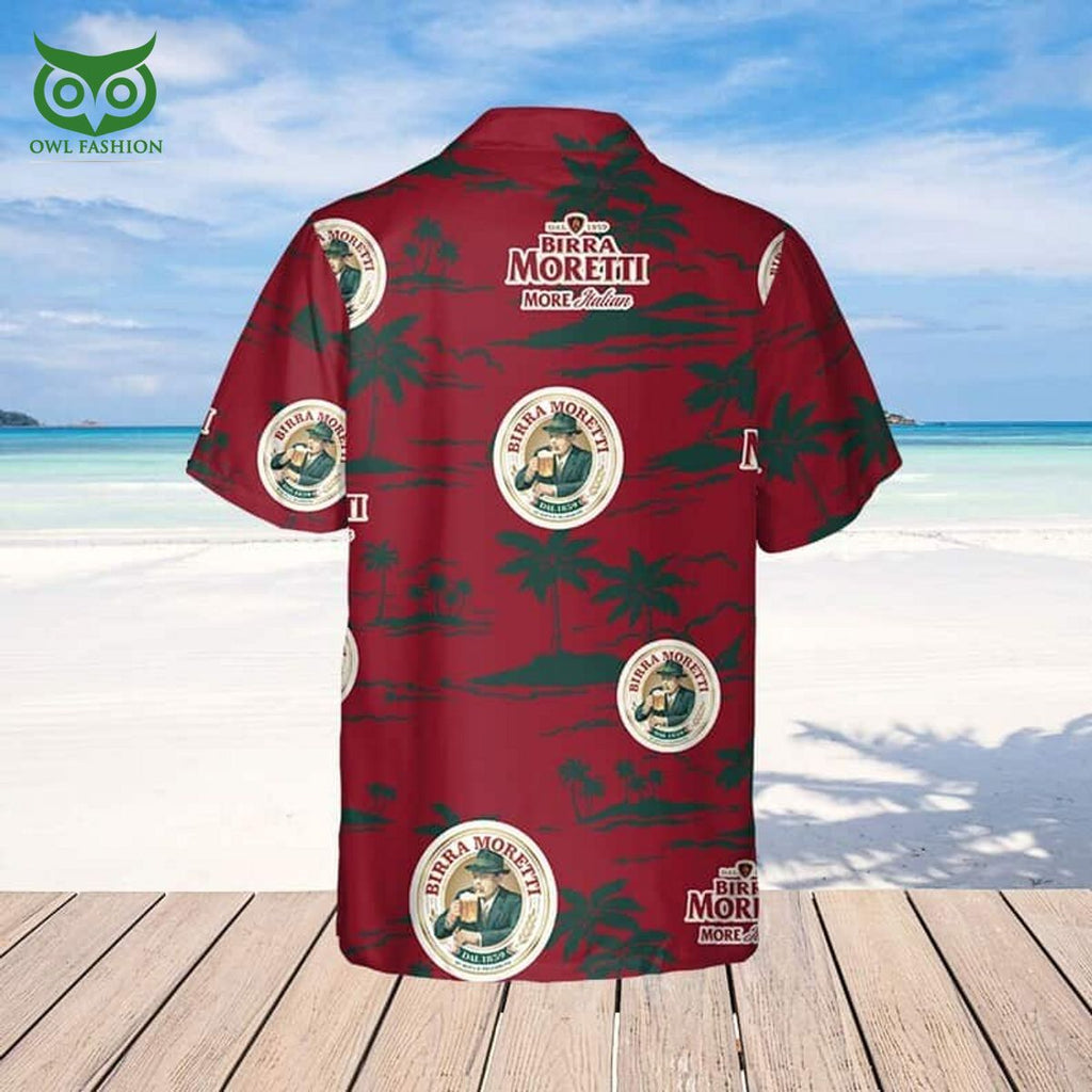 Birra Moretti Beer Hawaiian Shirt Father’s Day Gift For Beach Lovers